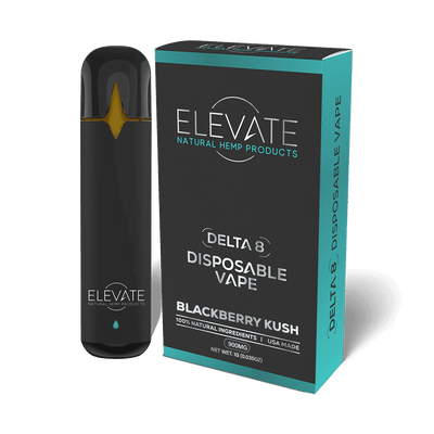 Delta 8 Disposable Vape - Blackberry Kush - Elevate