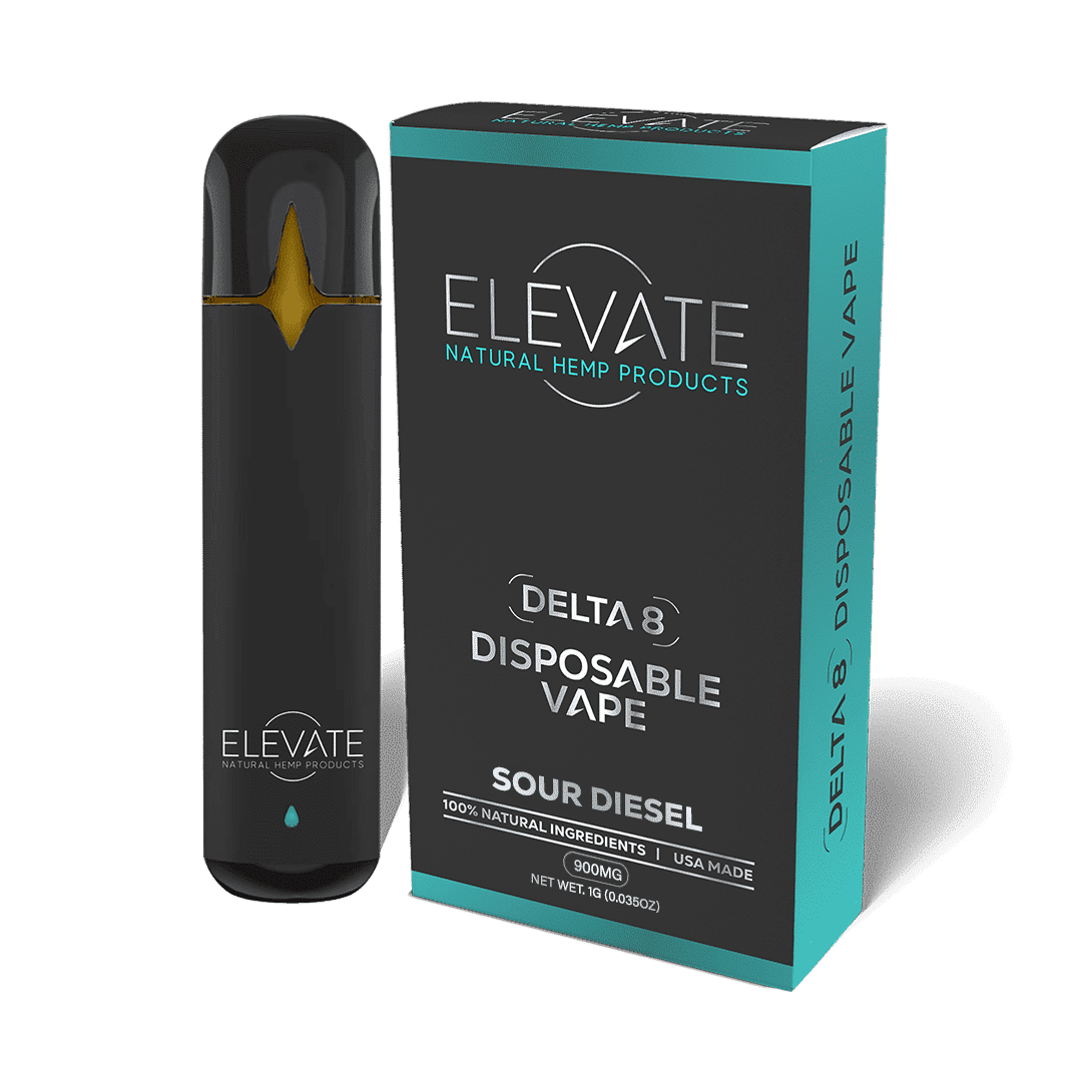 Delta 8 Disposable Vape - Sour Diesel - Elevate