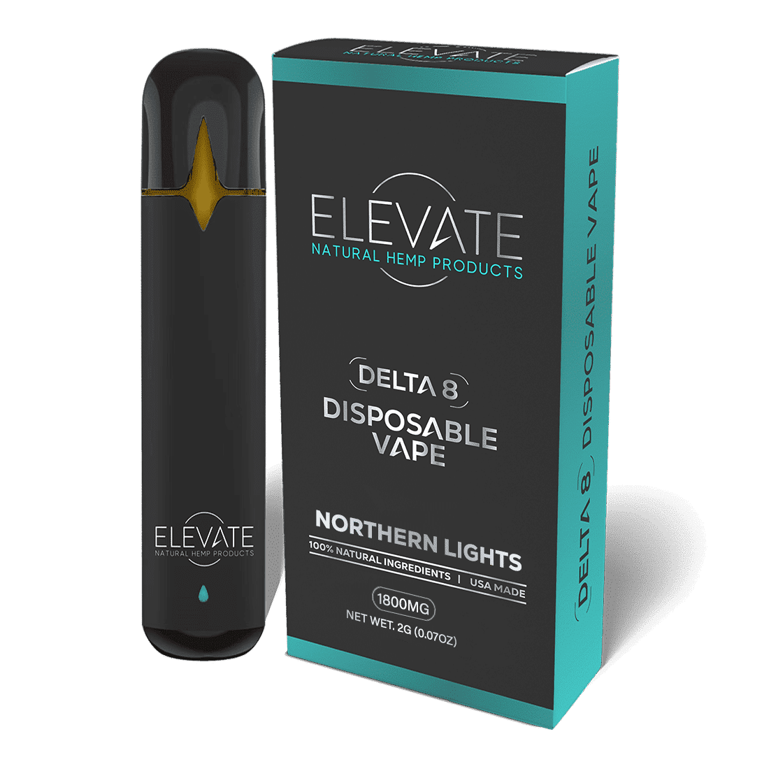 Delta 8 THC Disposable Vape Pen - Northern Lights - Elevate