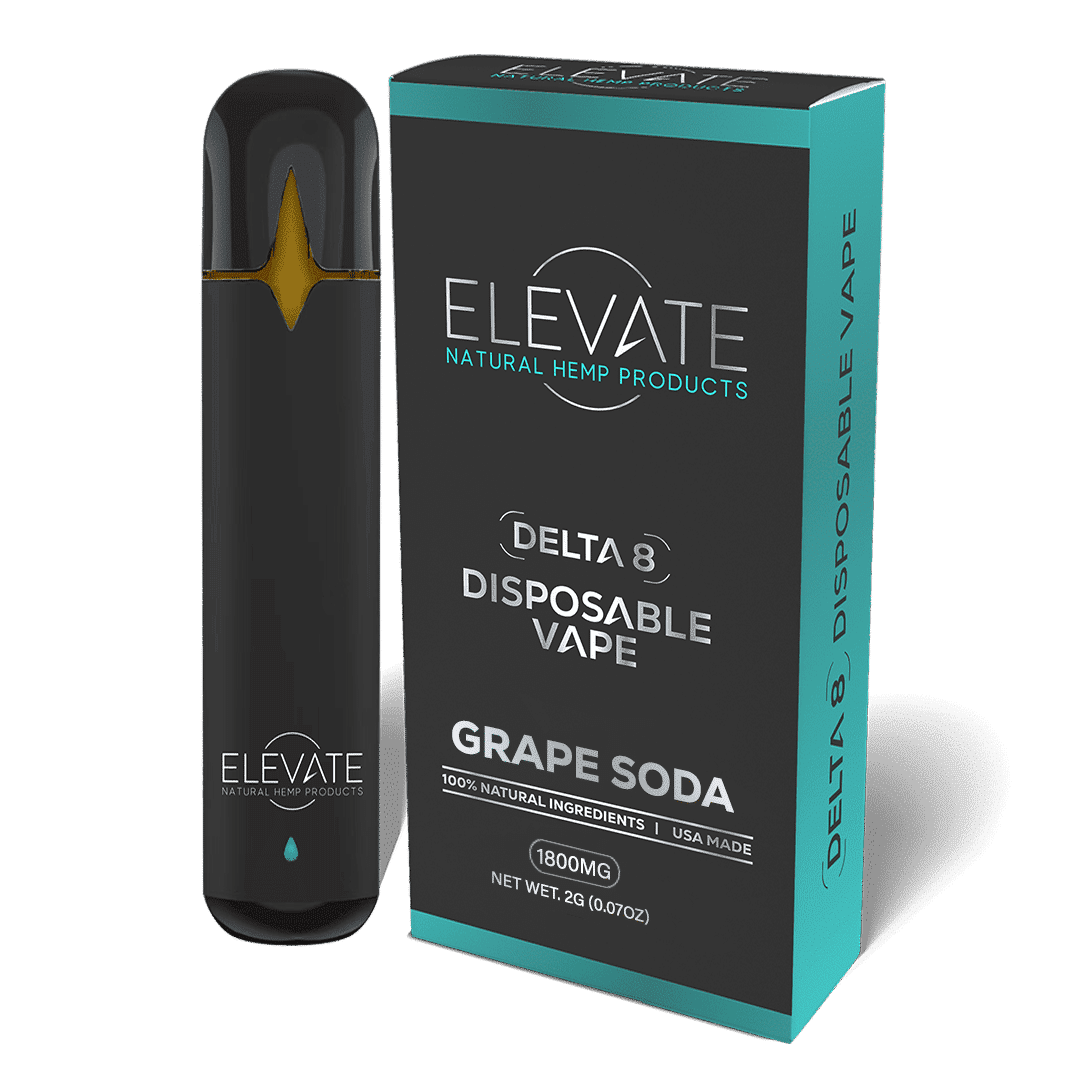 Delta 8 Disposable Vape Pen - Grape Soda - Elevate