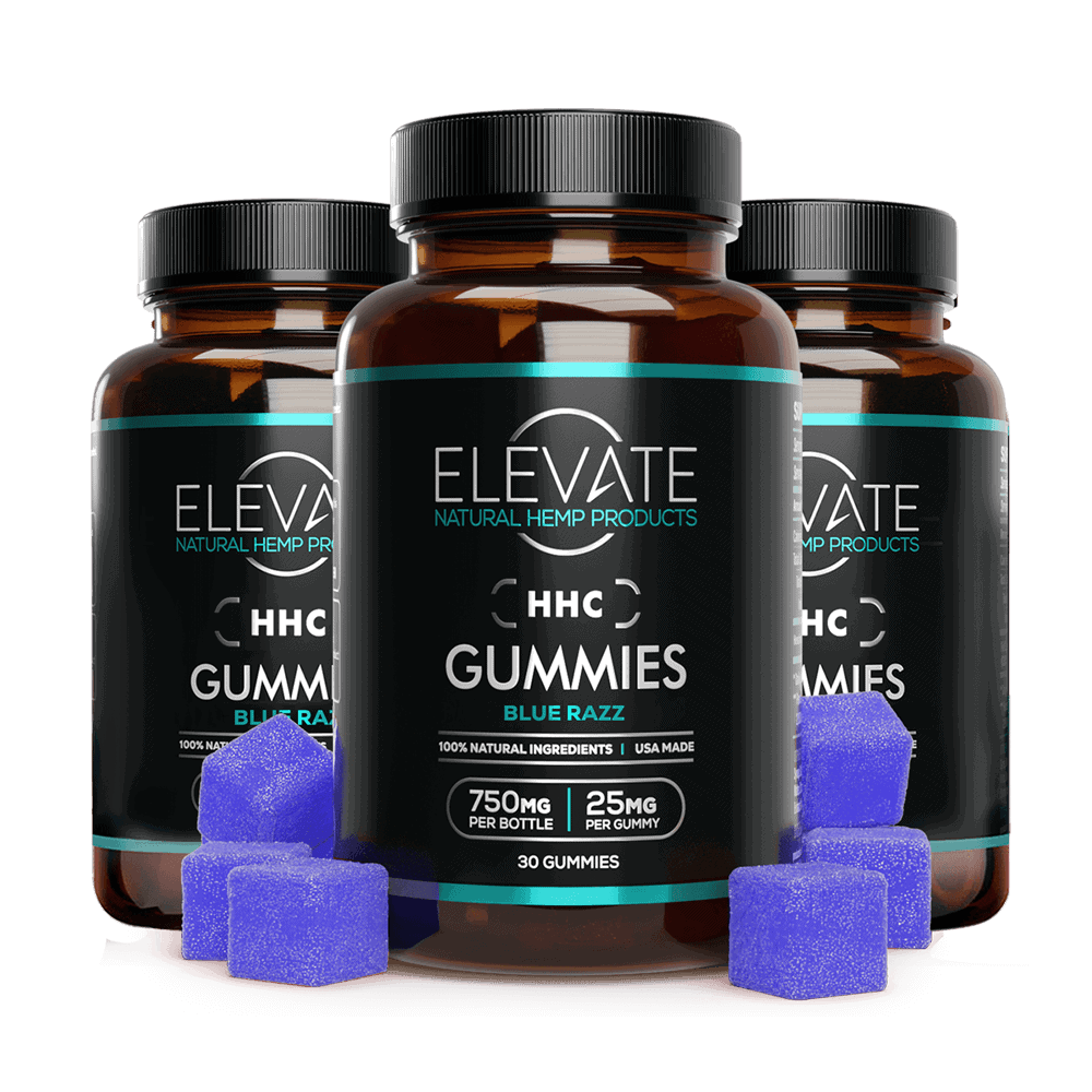 HHC Gummies - Blue Razz - Elevate