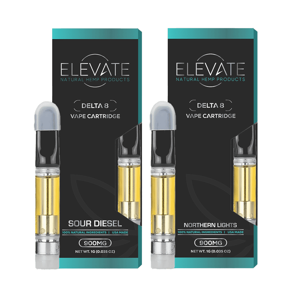 Delta - 8 Cartridge Bundle - Sour Diesel / Northern Lights - AM/PM - Elevate