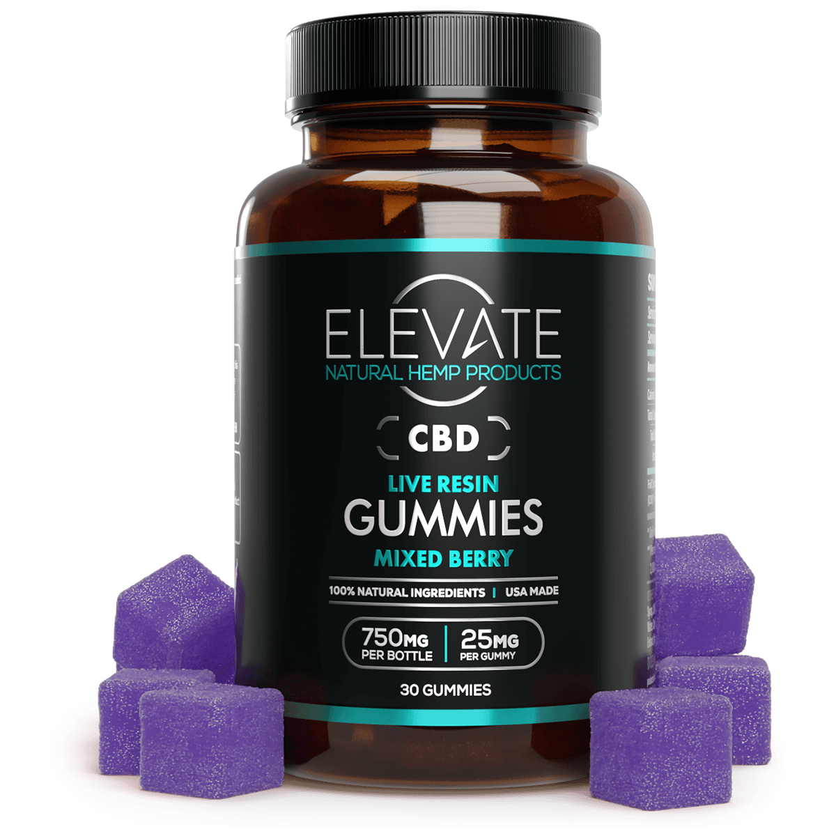CBD + Live Resin Gummies - Elevate