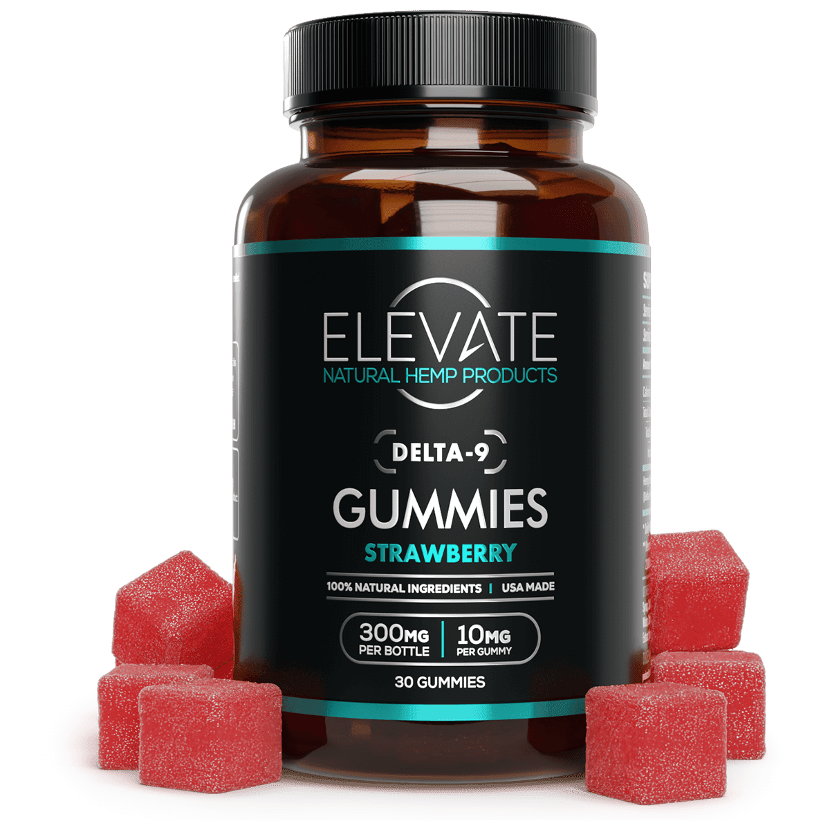 Delta 9 THC Gummies - Strawberry - Elevate