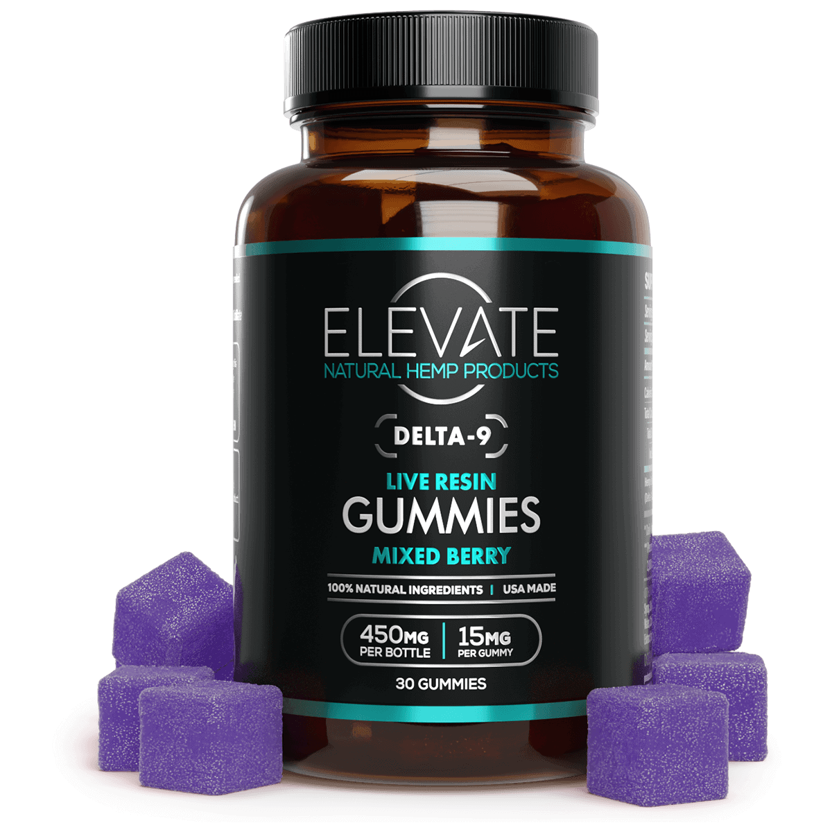 Delta 9 + Live Resin Gummies - Elevate