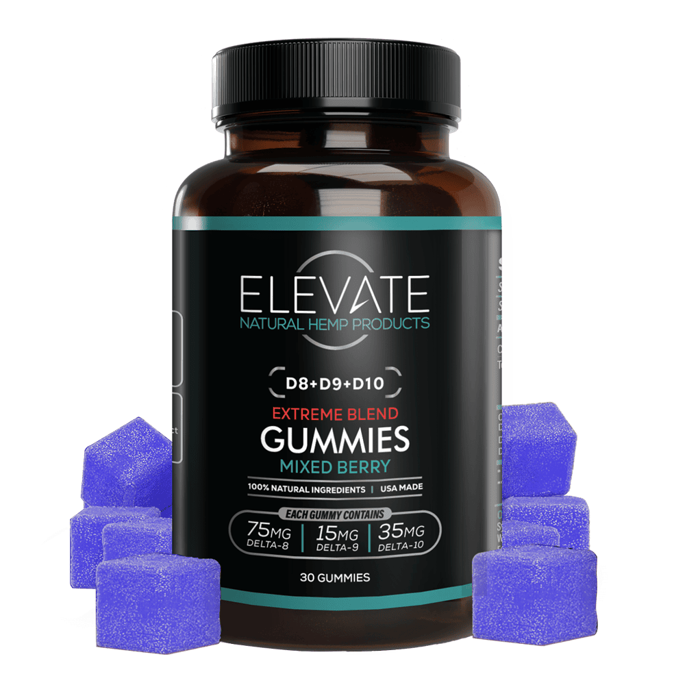 D8 + D9 + D10 Extreme Blend Gummies - Elevate