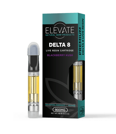Live Resin Cart - Indica - Blackberry Kush - Elevate
