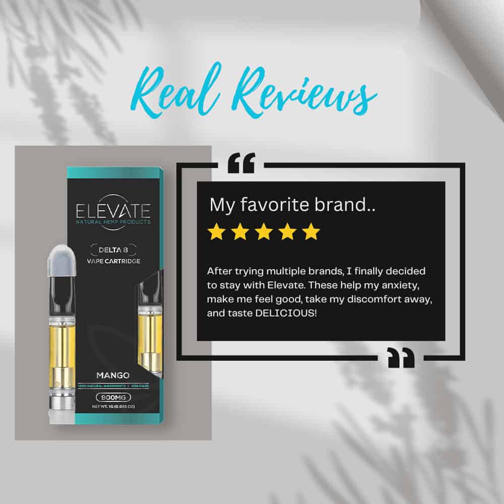 Delta 8 THC Vape Cartridge - Mango - Elevate