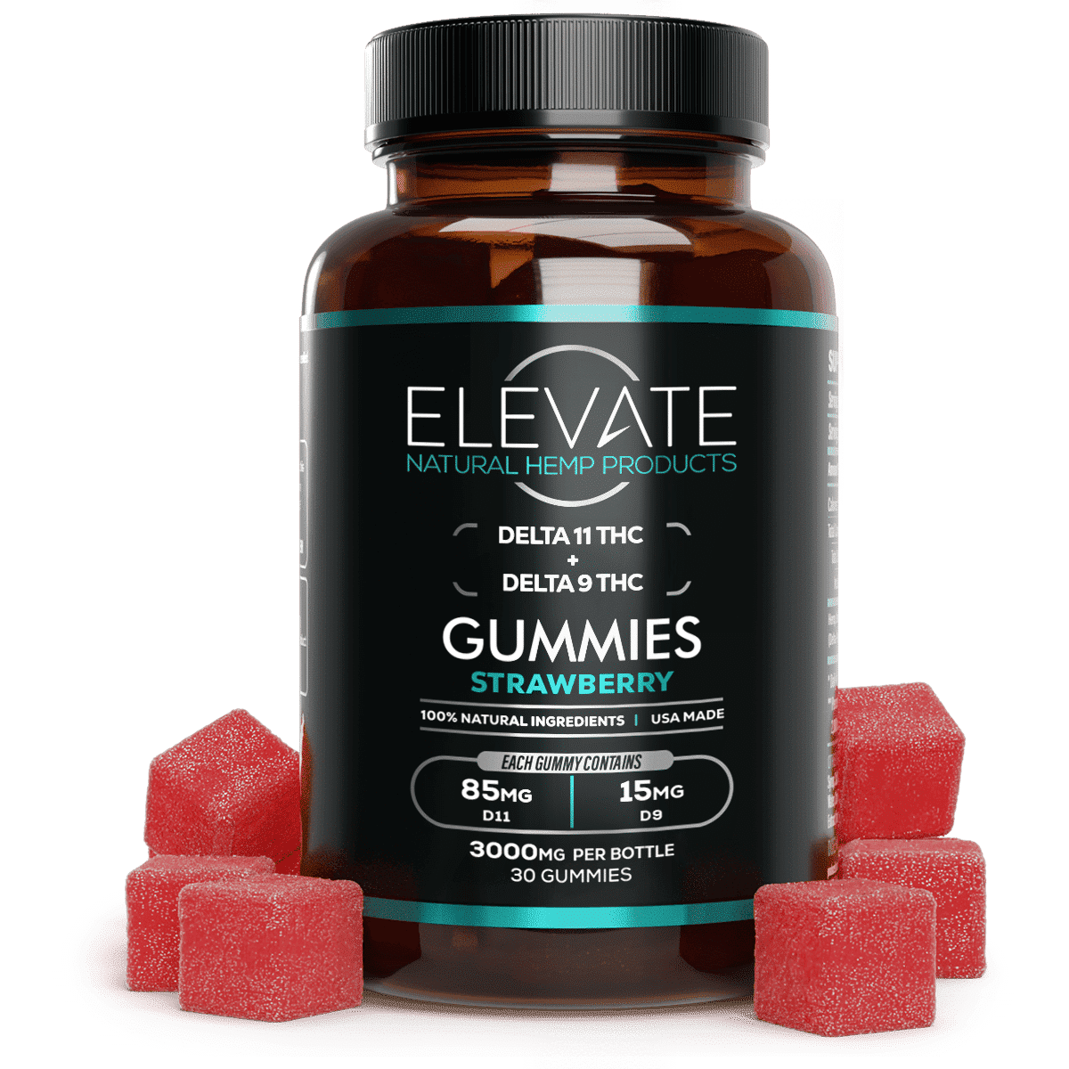 Delta 11 + Delta 9 THC Gummies - Elevate