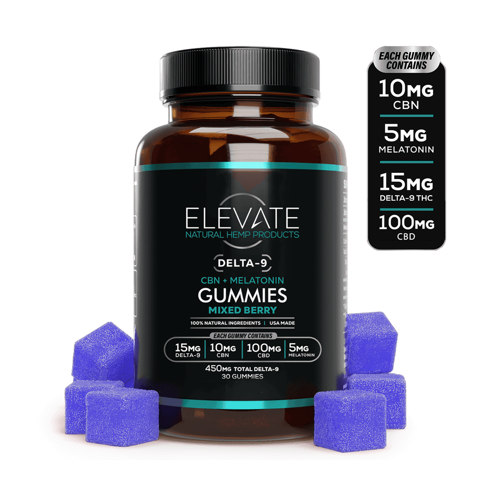 Delta 9 + CBN Sleep Gummies - Mixed Berry - Elevate