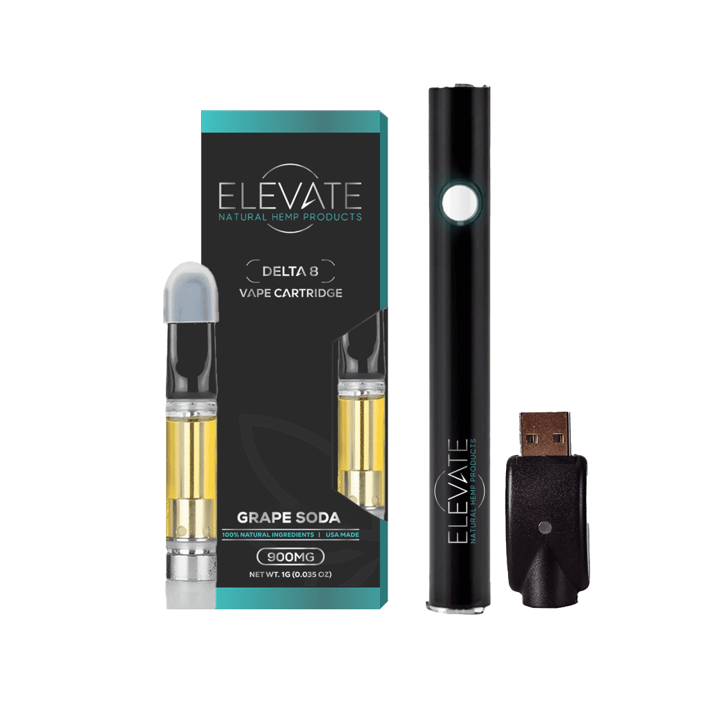 Grape Soda Delta 8 THC Vape Cartridge - Elevate