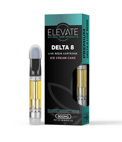 Live Resin Cartridge - Sativa - Ice Cream Cake - Elevate