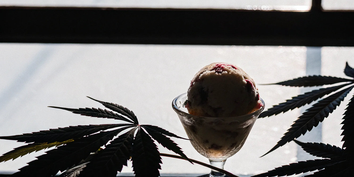 Ripe cherry gelato buds with visible trichomes.