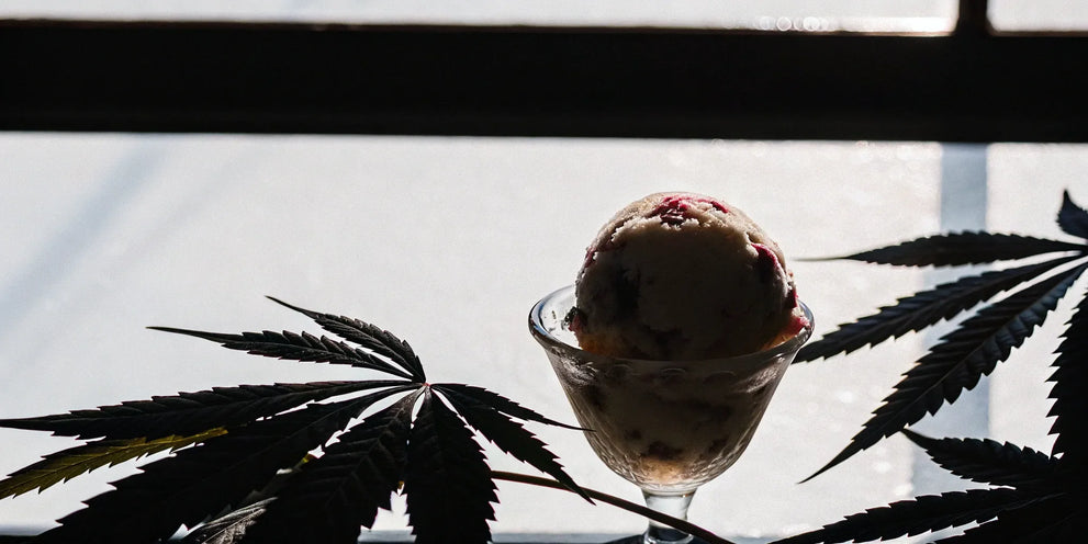 Ripe cherry gelato buds with visible trichomes.