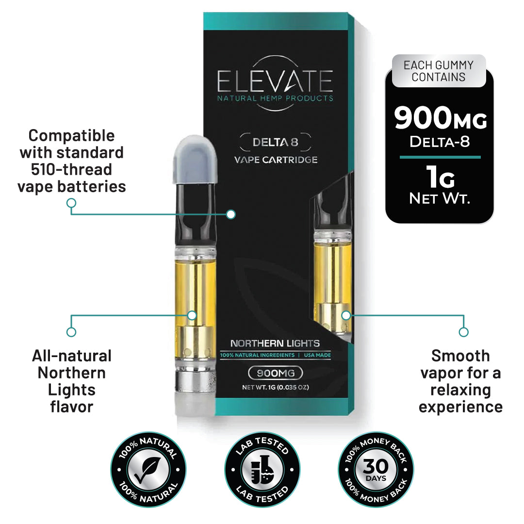 DELTA 8 THC VAPE CARTRIDGE - NORTHERN LIGHTS