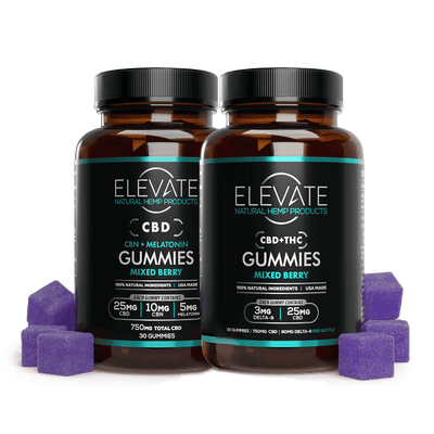 Day/Night CBD Gummies Bundle - Elevate