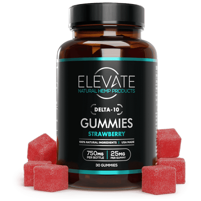 Delta 10 THC Gummies - Strawberry - Elevate