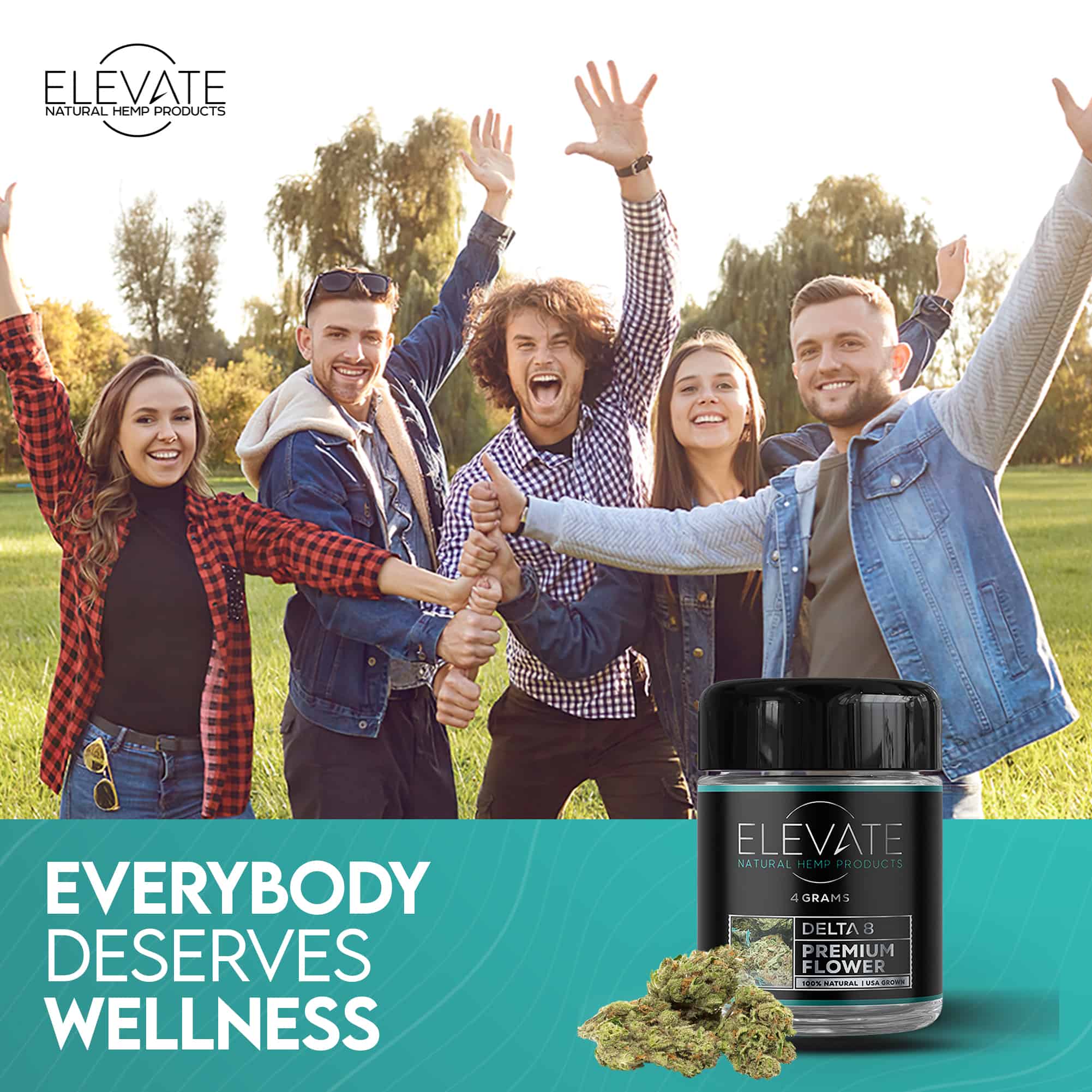 Everybody Deserves Wellness by using Delta 8 THC Flower