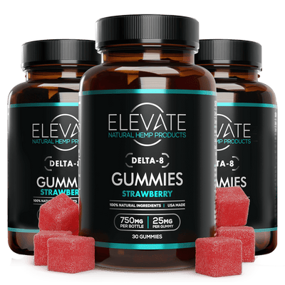 Delta 8 THC Gummies Bundle - 3 Pack - Elevate