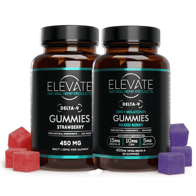 Delta - 9 THC AM/PM Gummies Bundle - Elevate