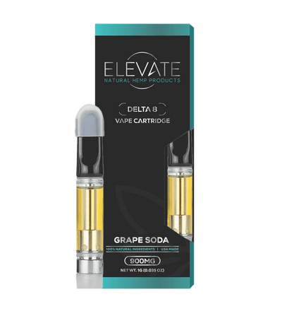 Grape Soda Delta 8 THC Vape Cartridge - Elevate