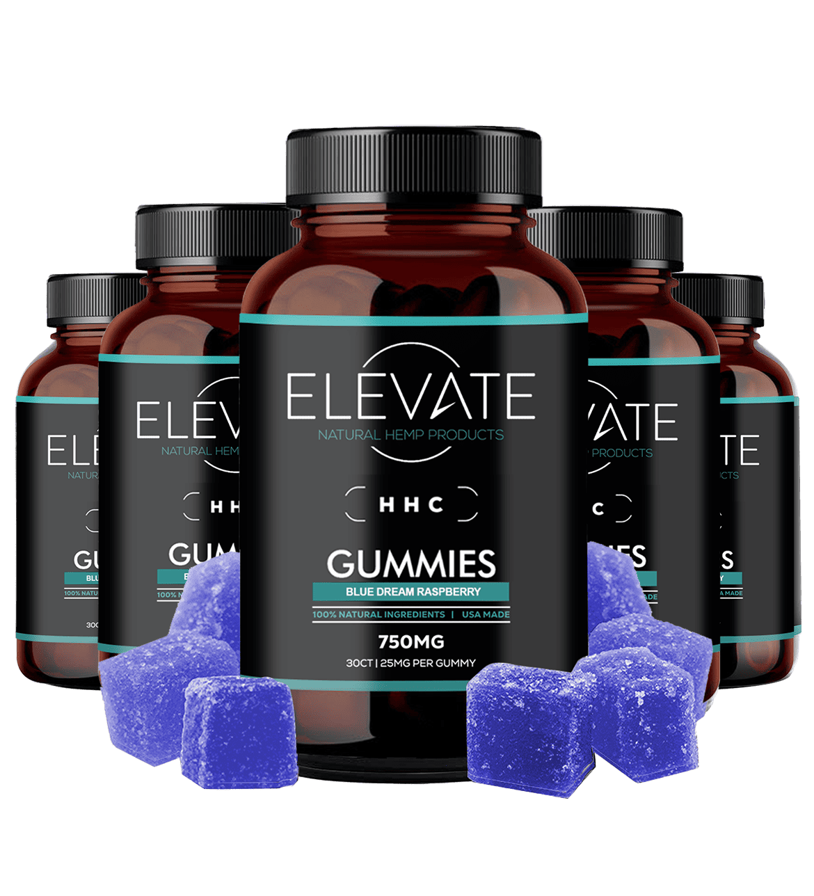 HHC GUMMIES - BLUE DREAM RASPBERRY — image 7