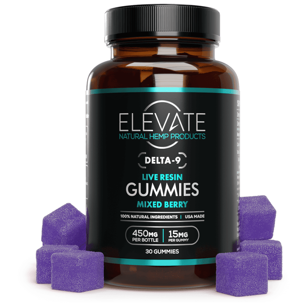 Delta 9 THC Live Resin Gummies - Elevate