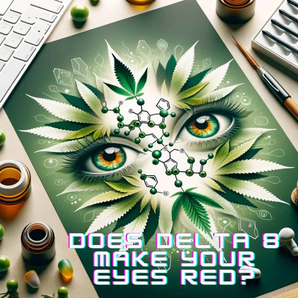 Does Delta 8 make your eyes red?