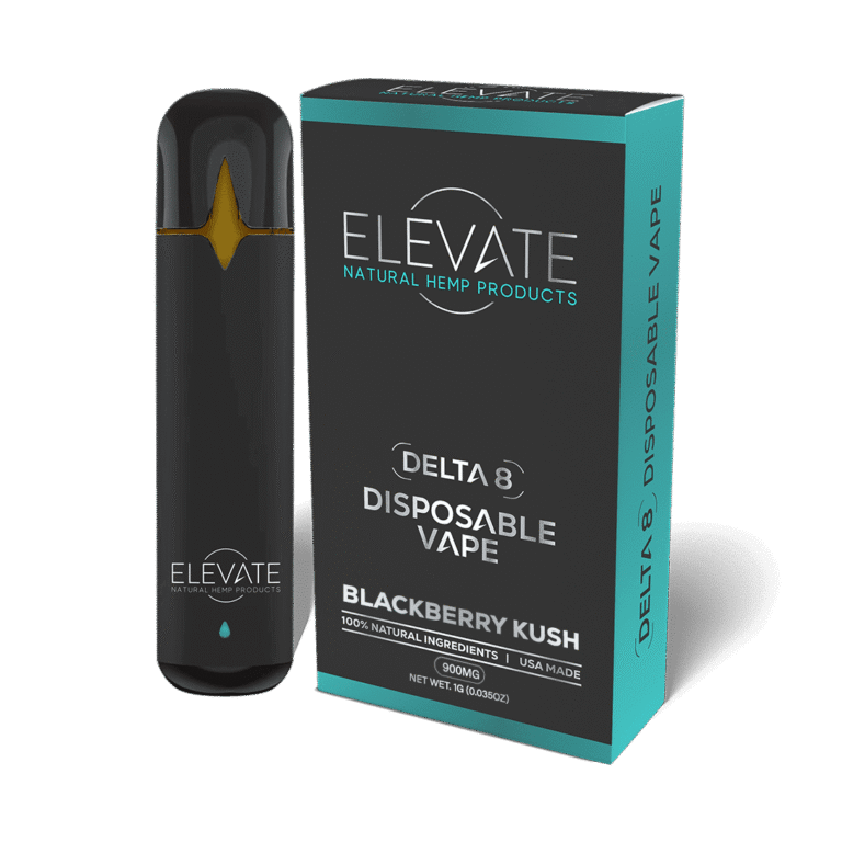 Delta 8 Disposable Vape - Blackberry Kush - Elevate