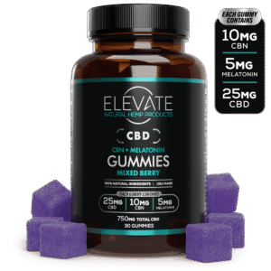 CBD + CBN Indica Sleep Gummies (Mixed Berry) - Elevate