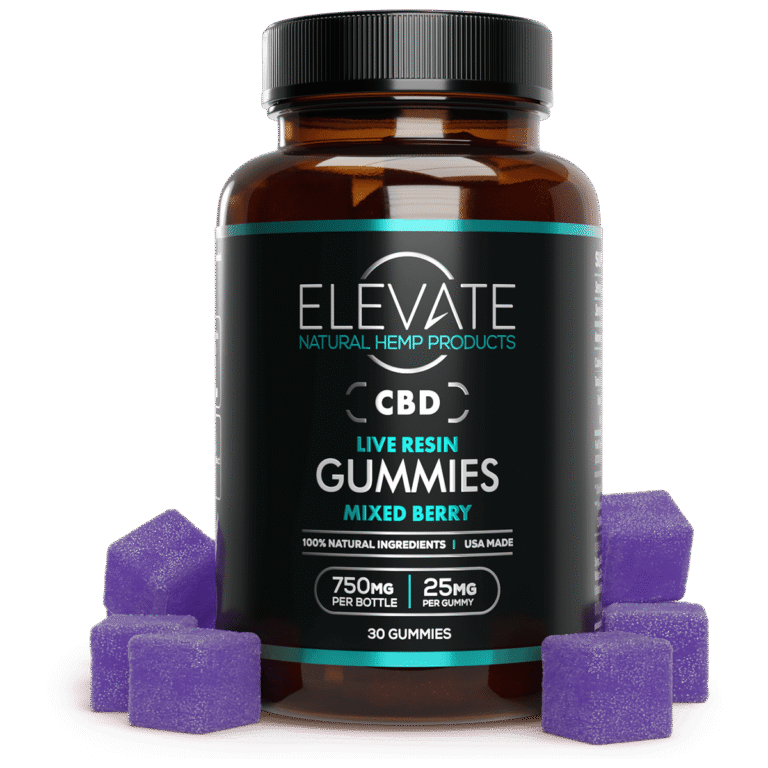 CBD + Live Resin Gummies - Elevate