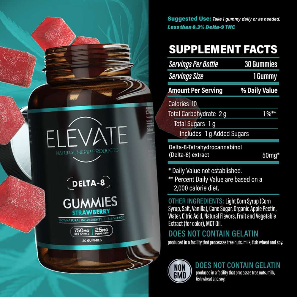 Delta - 8 Gummies Bundle - 5 Pack - Elevate