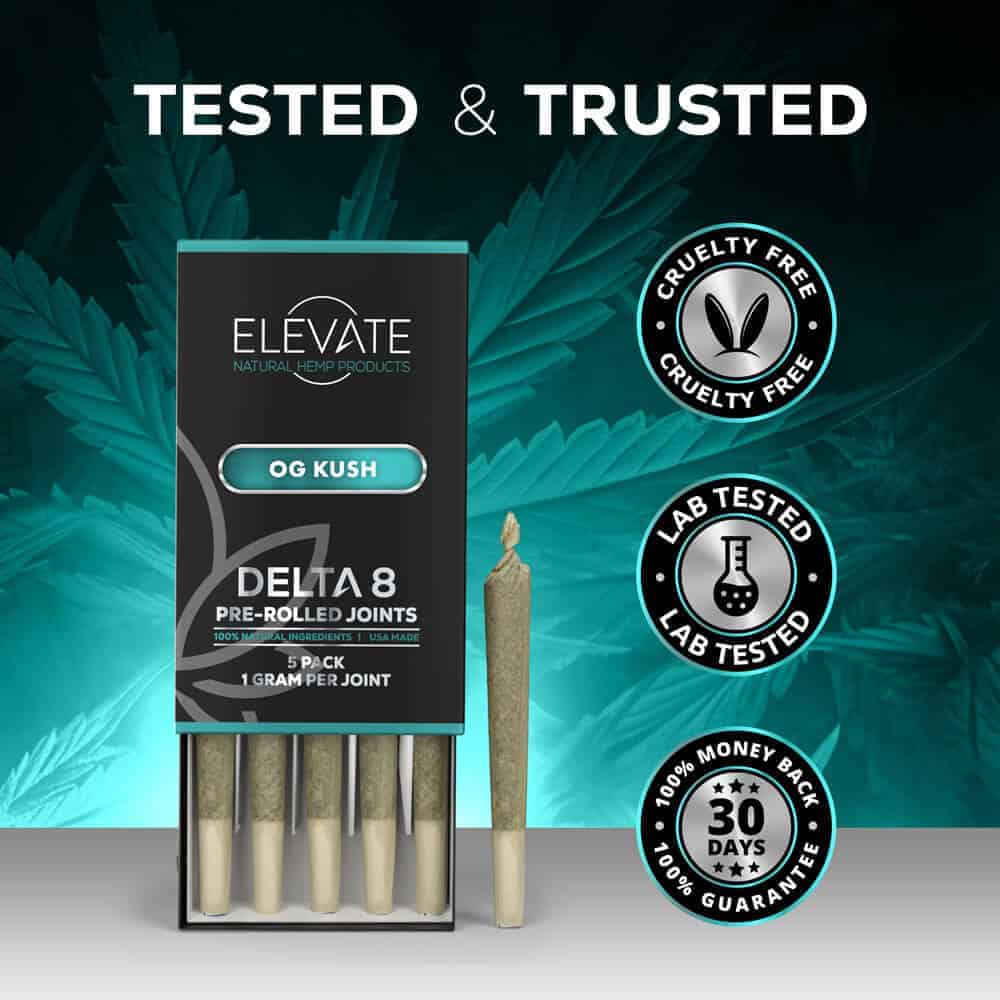 Delta 8 Pre Roll Pack - OG Kush - Elevate