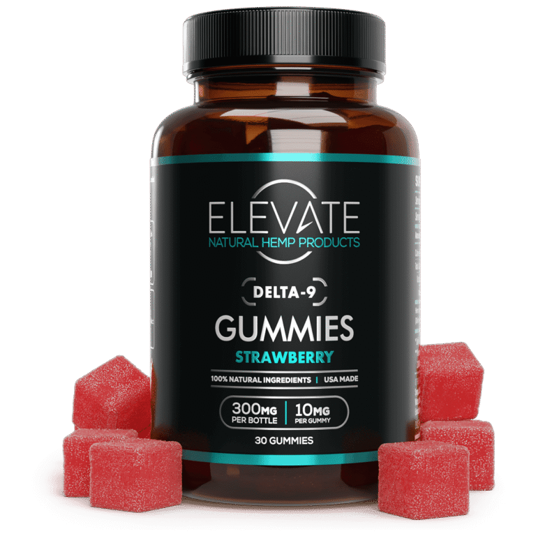 Delta 9 THC Gummies - Strawberry - Elevate