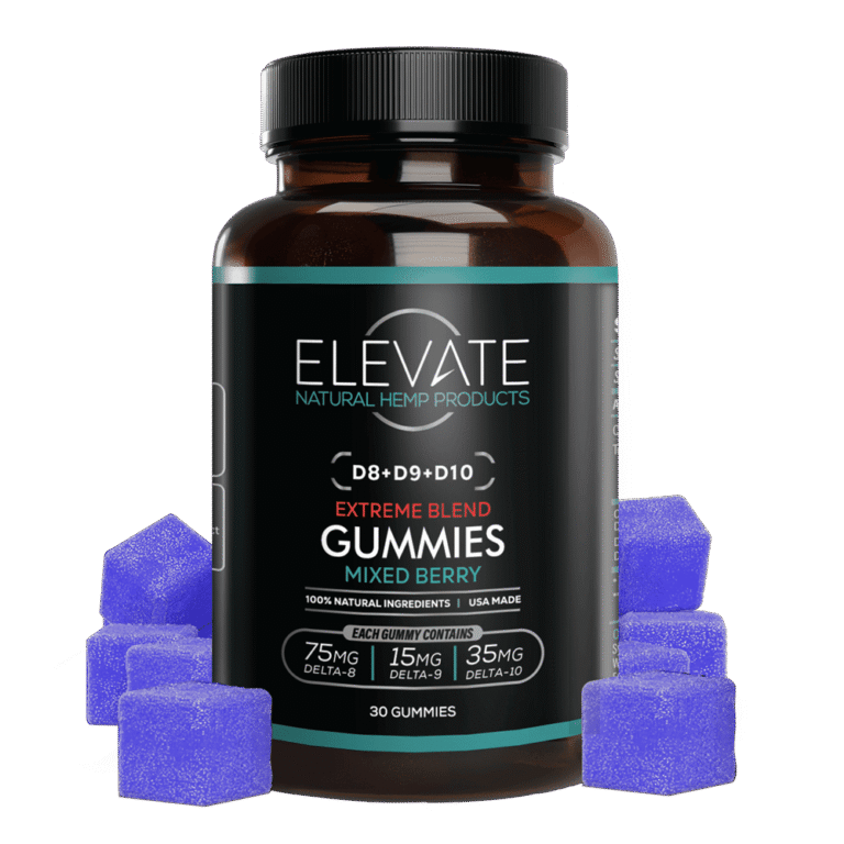 D8 + D9 + D10 Extreme Blend Gummies - Elevate