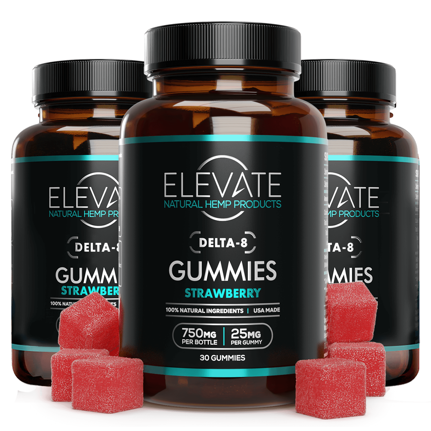 Delta 8 THC Gummies Bundle - 3 Pack - Elevate