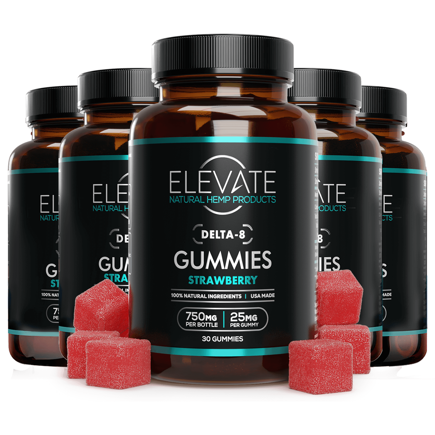 Delta - 8 Gummies Bundle - 5 Pack - Elevate