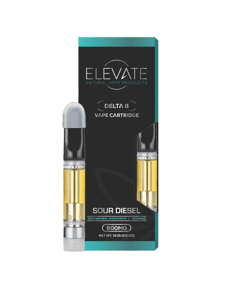 Delta 8 THC Vape Cartridge - Sour Diesel - Elevate