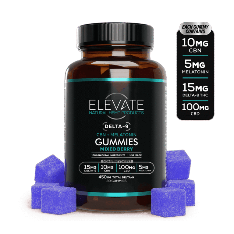 Delta 9 + CBN Sleep Gummies - Mixed Berry - Elevate