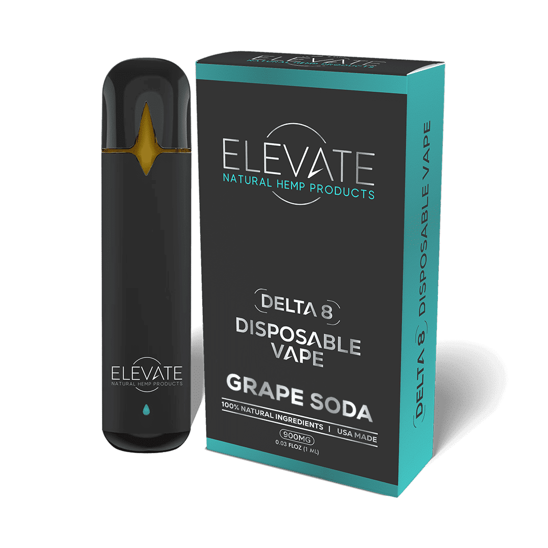 Delta 8 Disposable Vape Pen - Grape Soda - Elevate
