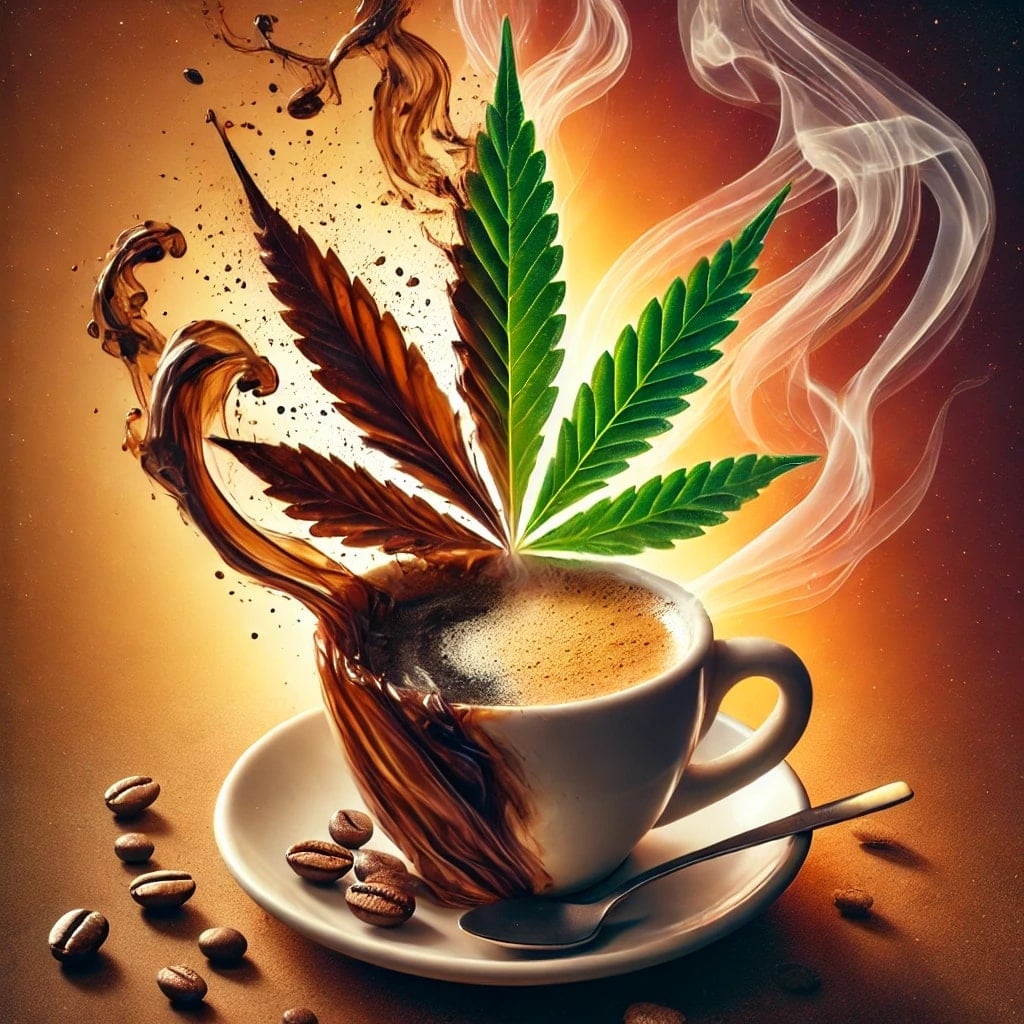 mixing caffeine with thc