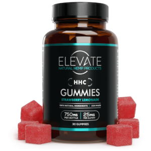 HHC Gummies Strawberry Lemonade, 750mg, 25mg per gummy, 30 gummies per bottle